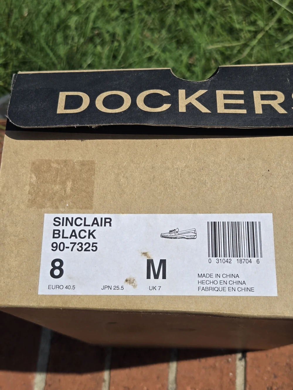 Mens Dockers Sinclair Black 90-7325 Tassel Loafers Size 8